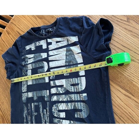 American Eagle Outfitters New York Graphic Shirt  Size XXL Blue  Classic Fit - Picture 5 of 6